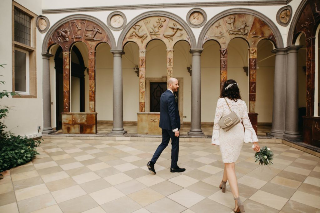 Standesamtliche Hochzeit im Schloss Bedburg