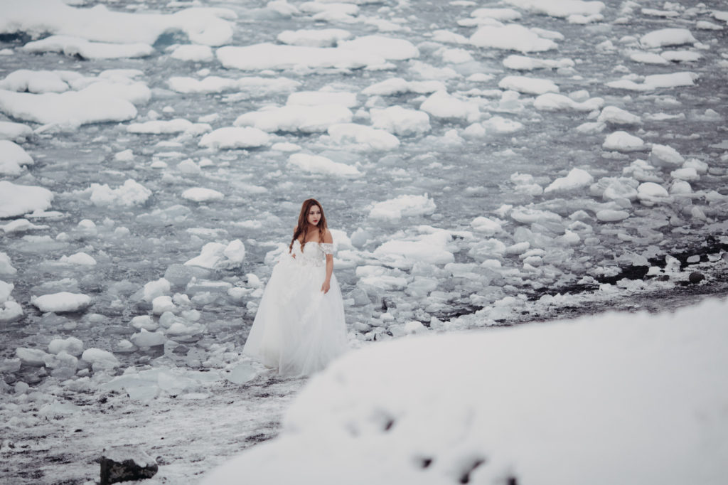 Brautshooting in Island