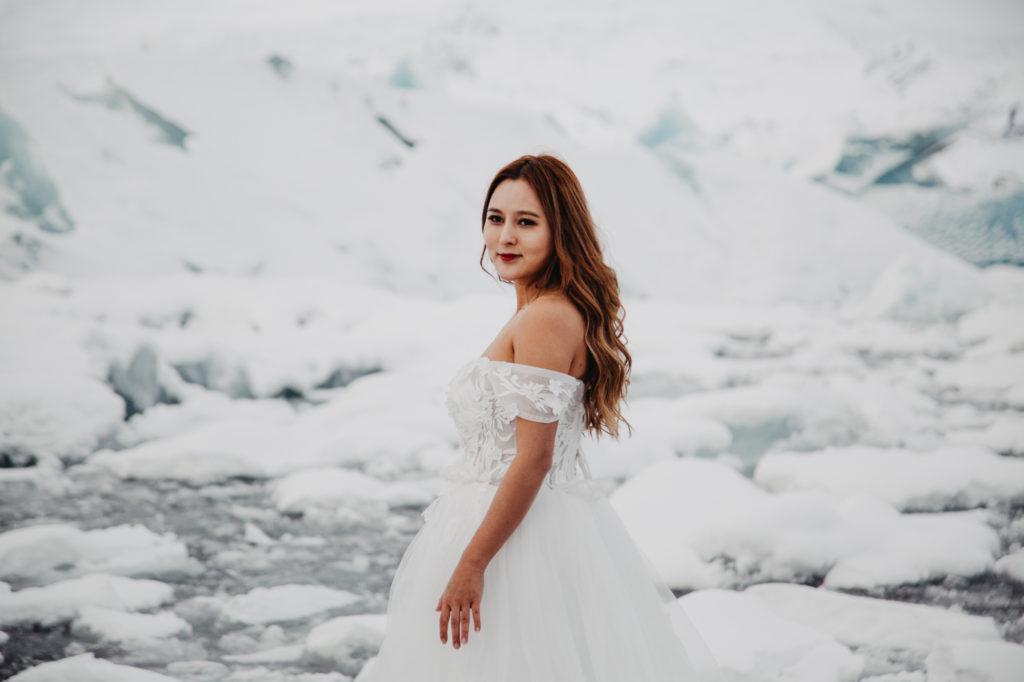 Brautshooting in Island