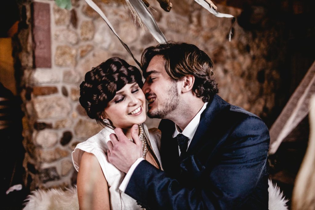 Alpenhochzeit im Dirndl