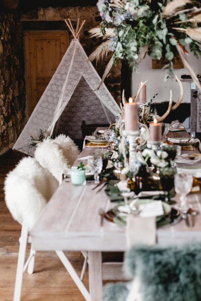Alpenhochzeit im Dirndl
