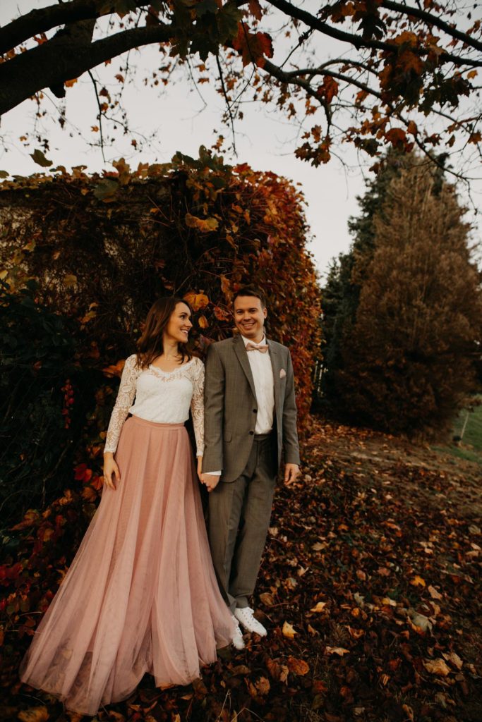 After Wedding Shooting im Herbst
