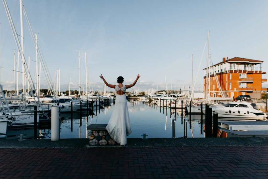 Brautshooting am Meer / ARBOREA Marina Resort Neustadt