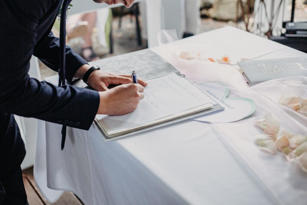 Standesamtliche Trauuung im Waldhotel Rheinbach