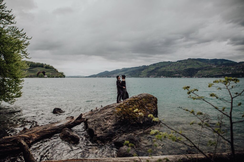 Paarshooting am Thunersee in Spiez // Schweiz
