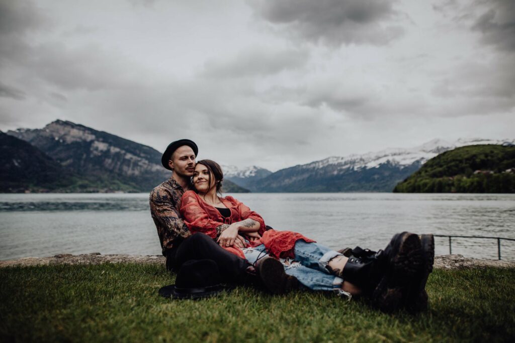 Paarshooting am Thunersee in Spiez // Schweiz