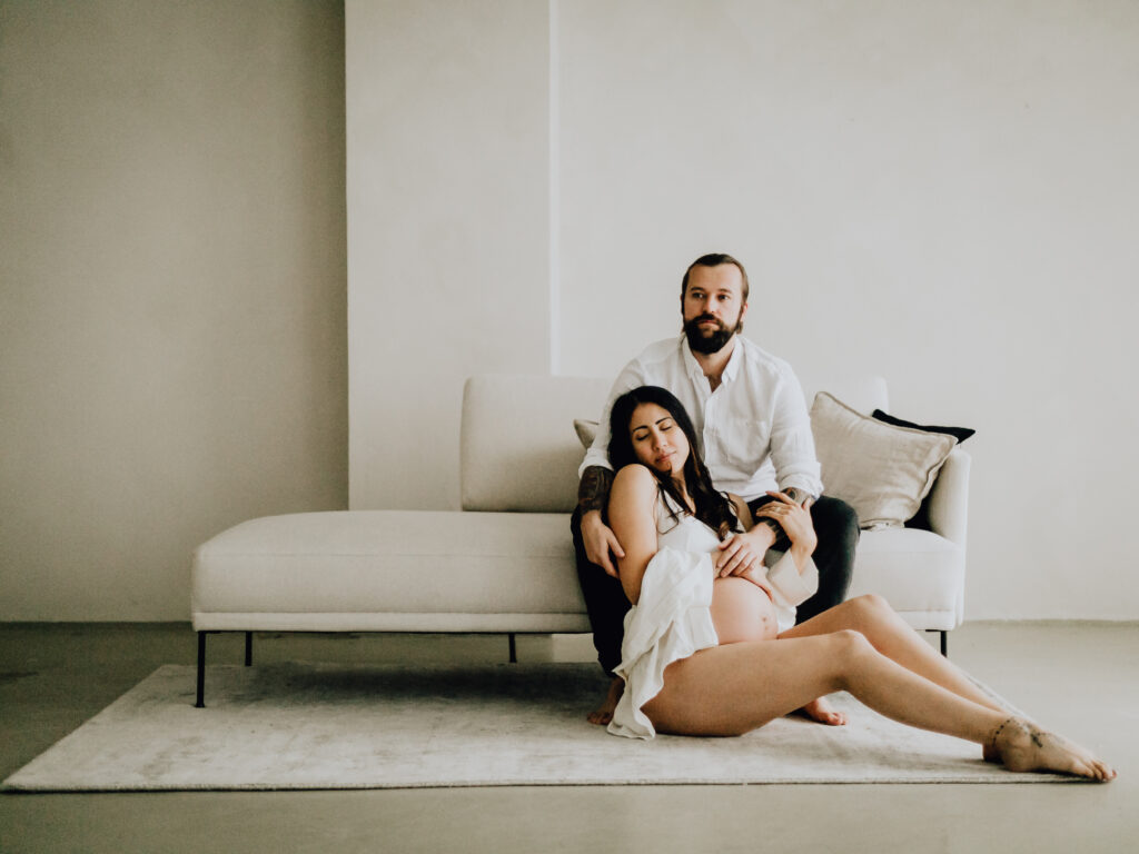 Romantisches Schwangerschaftsshooting