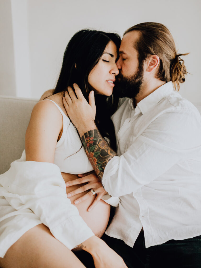 Romantisches Schwangerschaftsshooting