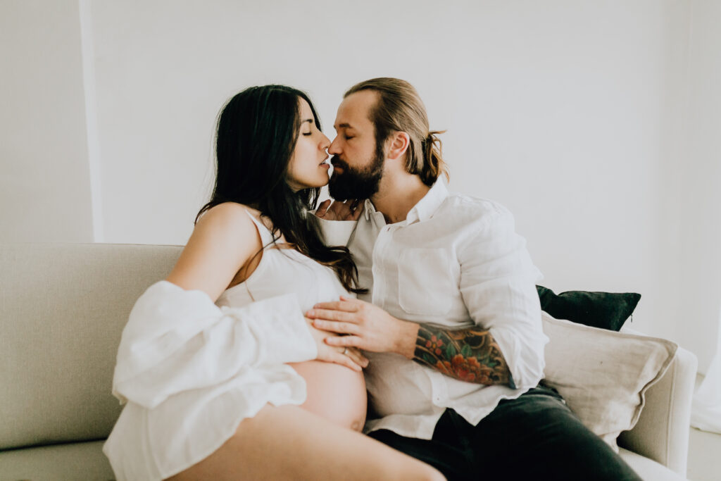 Romantisches Schwangerschaftsshooting