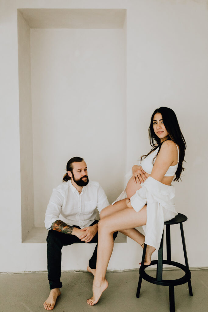 Romantisches Schwangerschaftsshooting