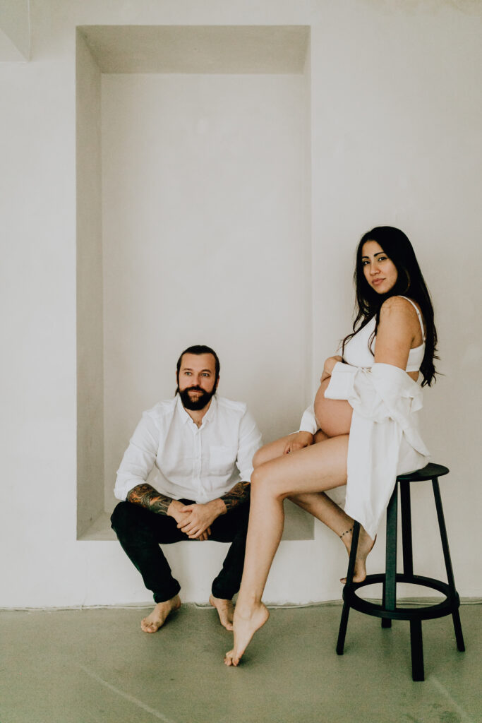 Romantisches Schwangerschaftsshooting