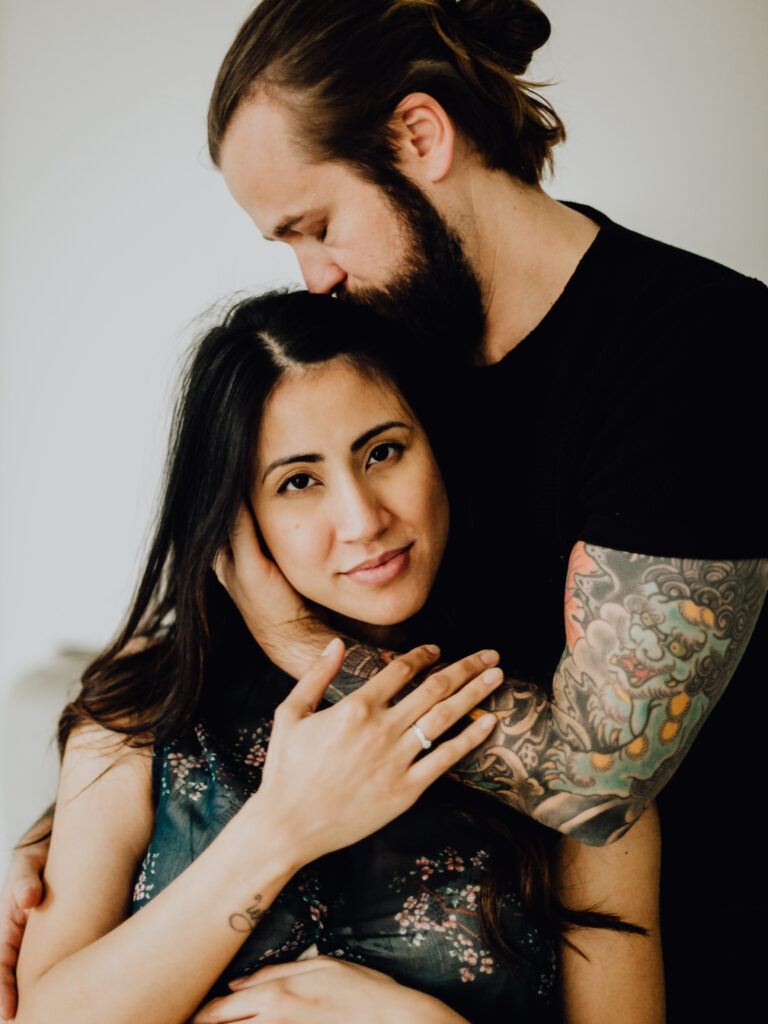 Romantisches Schwangerschaftsshooting