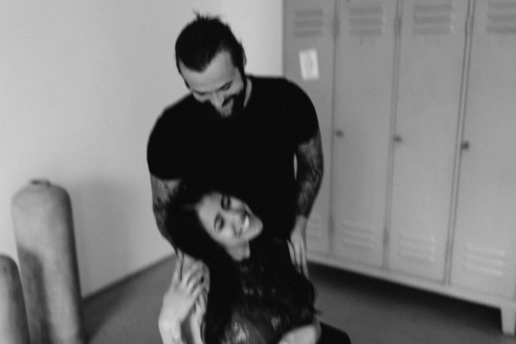 Romantisches Schwangerschaftsshooting