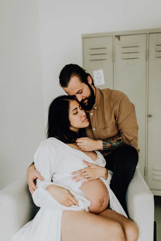 Romantisches Schwangerschaftsshooting