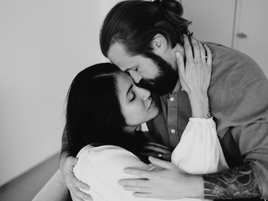 Romantisches Schwangerschaftsshooting