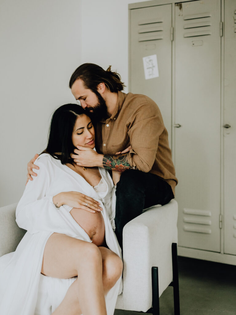 Romantisches Schwangerschaftsshooting