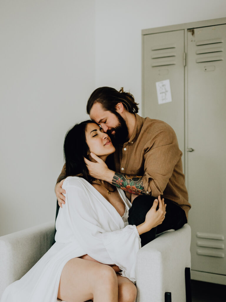 Romantisches Schwangerschaftsshooting