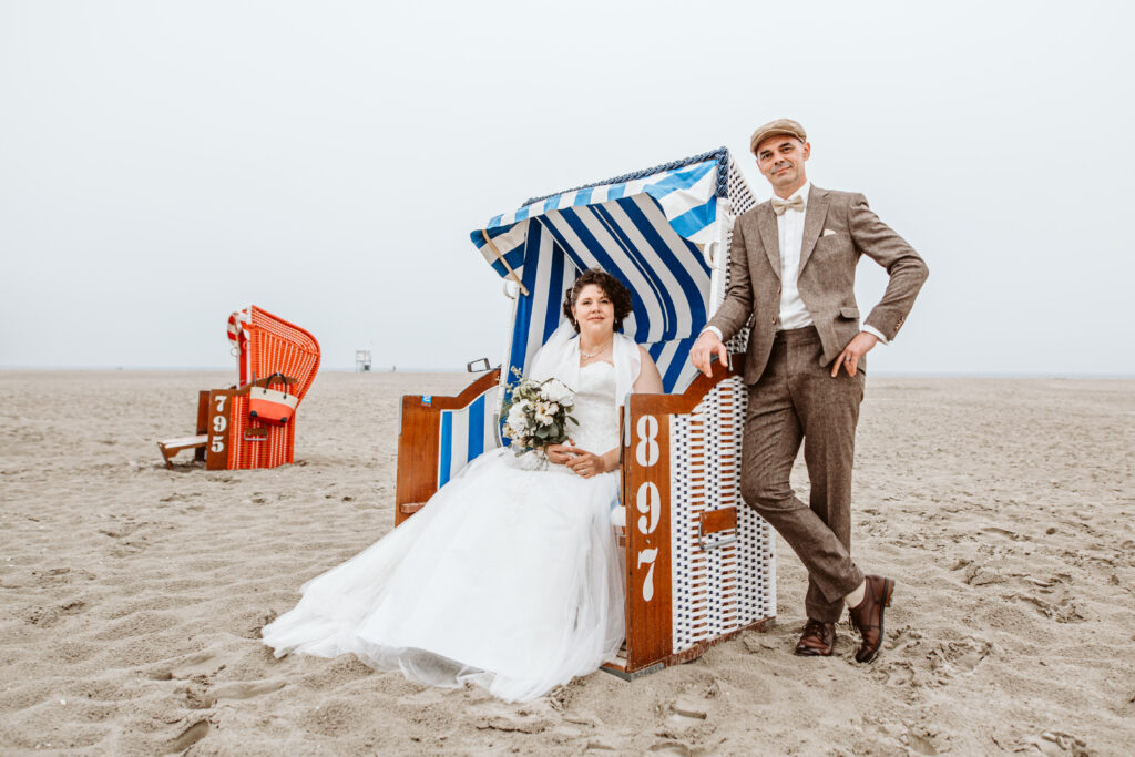 Vintage-Hochzeit am Meer // Nordseeinsel Juist