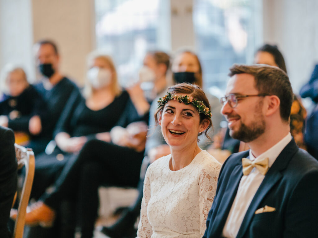 Winterhochzeit in Aachen // Weißer Saal im Rathaus
