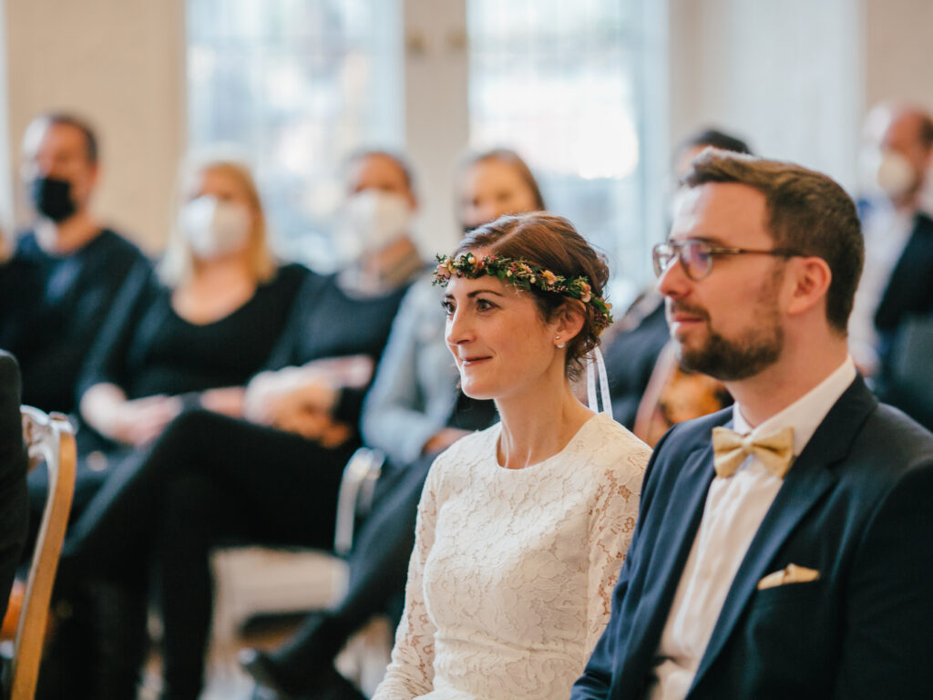 Winterhochzeit in Aachen // Weißer Saal im Rathaus